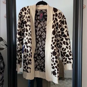 Leopard cardigan